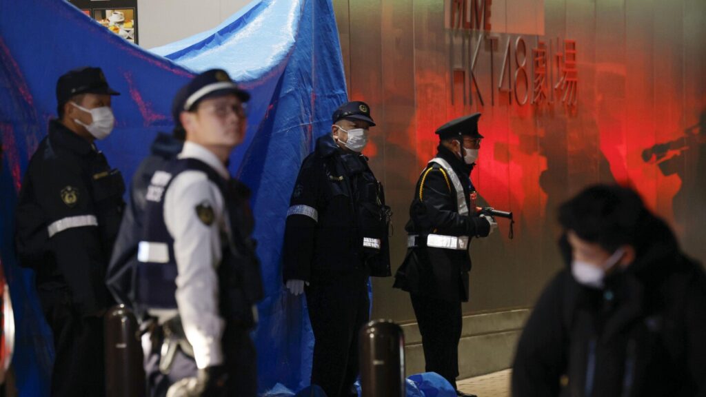 Police arrest a suspect in stabbing at entertainment complex in southern Japan