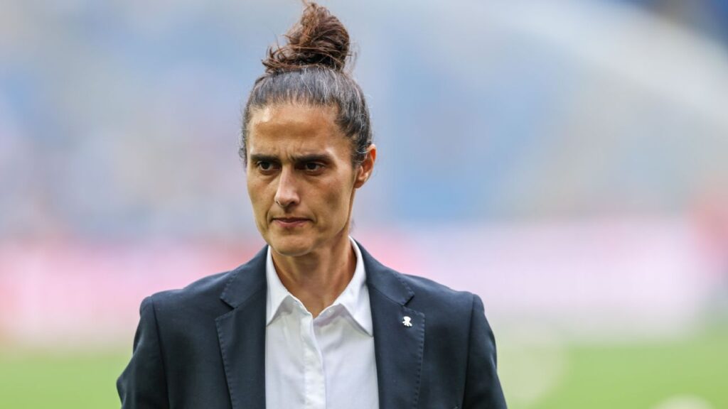Spain’s Montse Tomé leaves after Euro final defeat to England