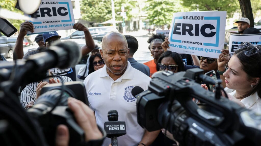 Eric Adams drops out of New York City mayoral race