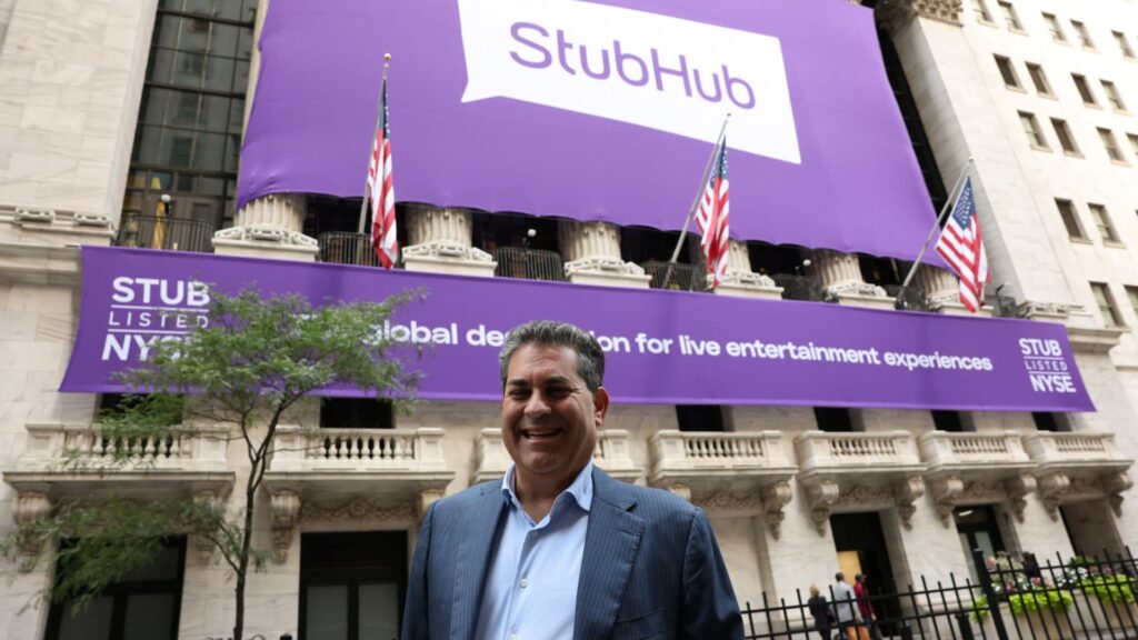 StubHub CEO says all-in ticket prices will dent revenue
