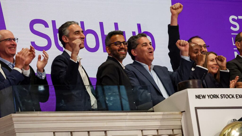 StubHub (STUB) stock starts trading on NYSE, opens at $25.35