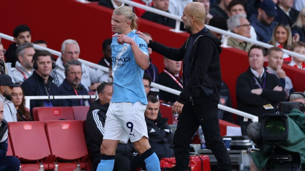 City’s Guardiola hoping injured Haaland fit for Burnley