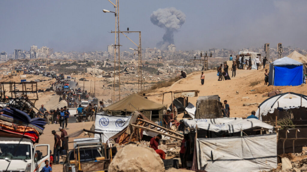 As Israelis celebrate Rosh Hashanah, Gaza City is being bombed around the clock