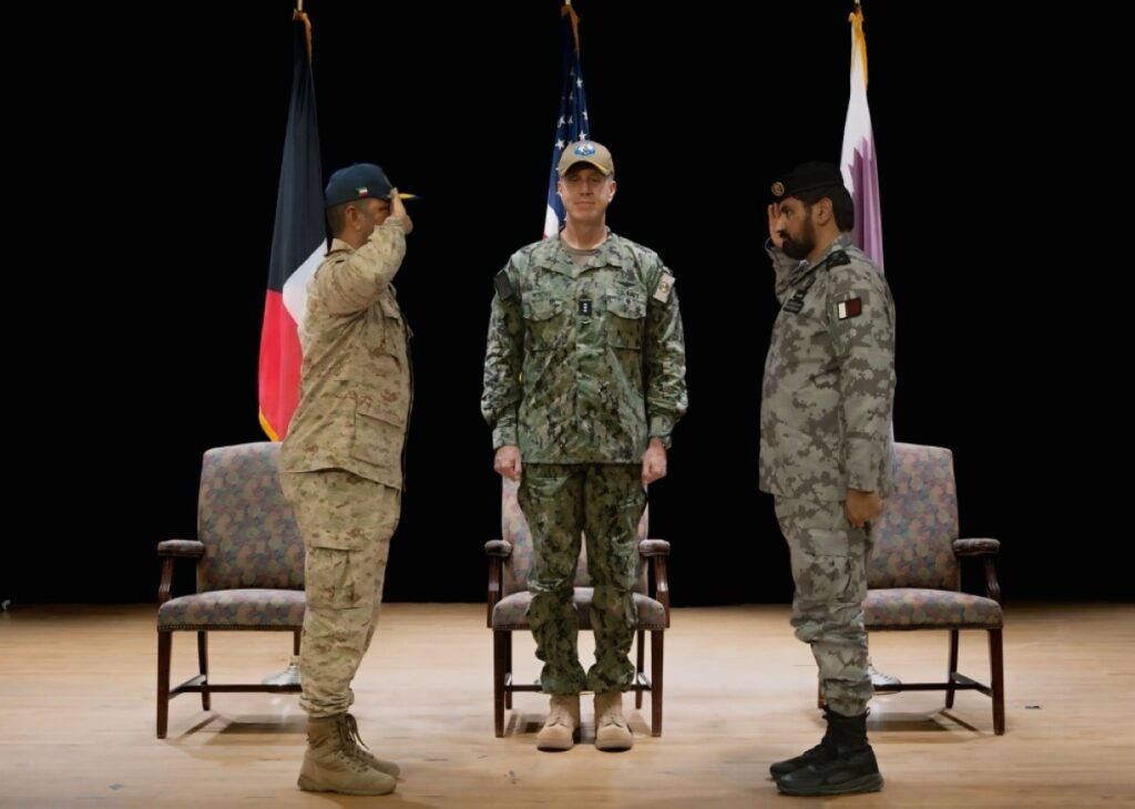 Kuwait hands Task Force 152 command to Qatar
