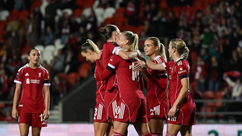 Liverpool score five to defeat Sunderland in Women’s League Cup