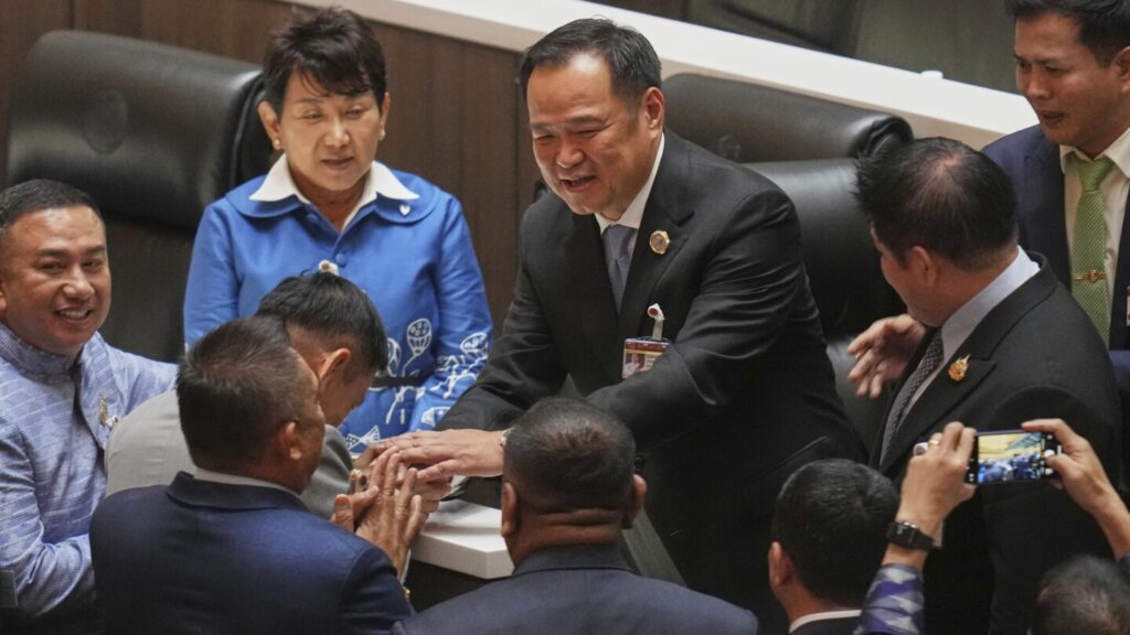 Thailand’s king endorses new Cabinet led by Prime Minister Anutin Charnvirakul