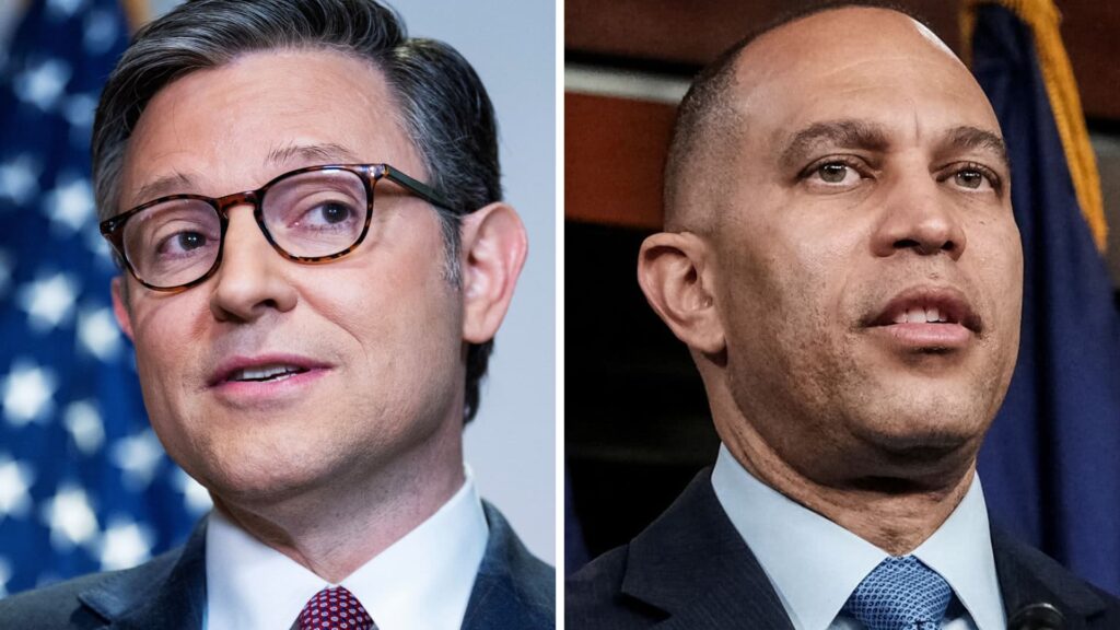 Jeffries challenges Johnson to debate in House