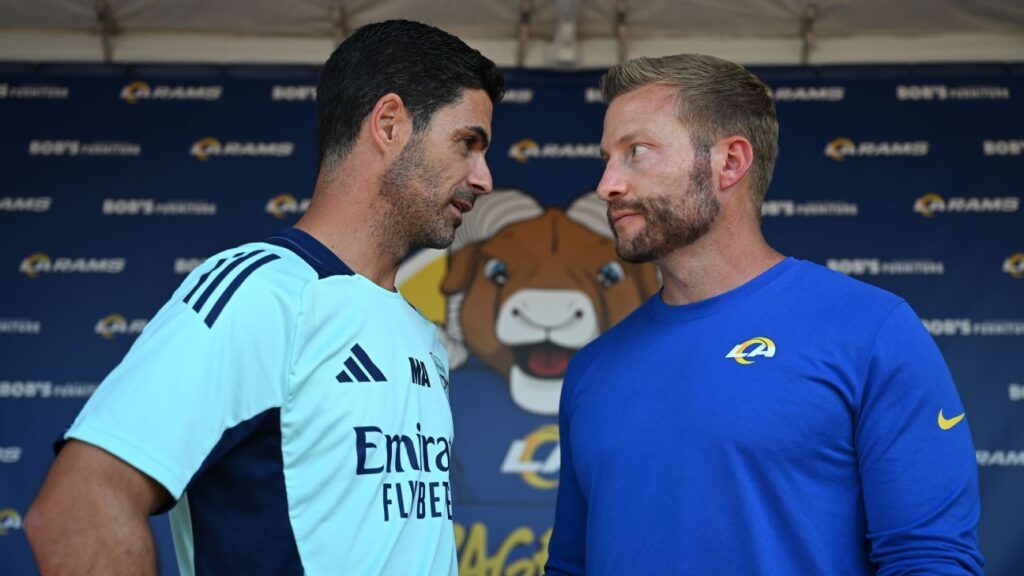 Arsenal’s Arteta taking lessons from Rams coach McVay