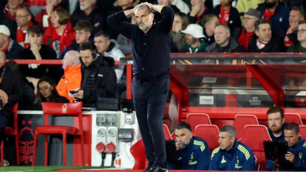 Ange Postecoglou sacked by Forest after 39 days in charge