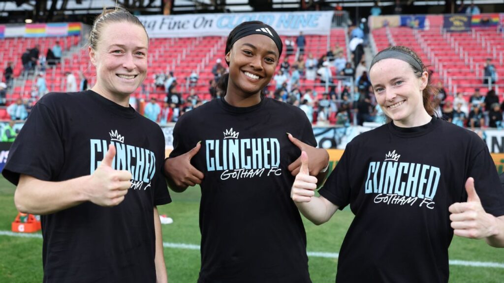 Gotham clinches NWSL playoff spot after draw with Louisville