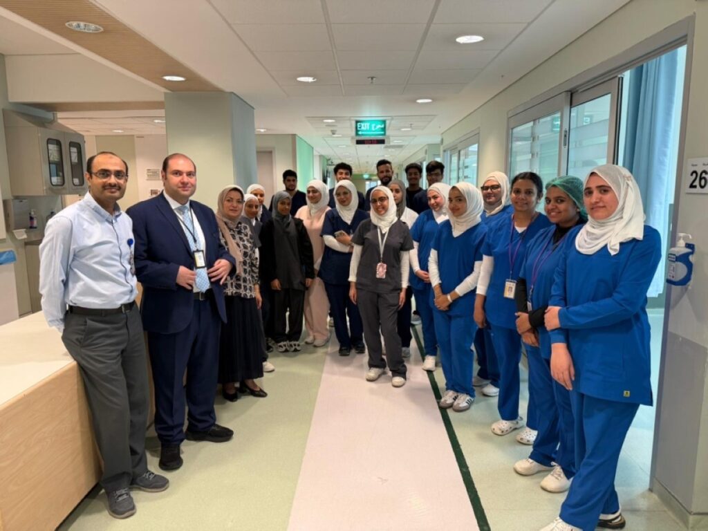 KU nursing students begin clinical training at Amiri Hospital