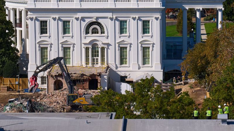 See the White House’s East Wing demolition from satellite images