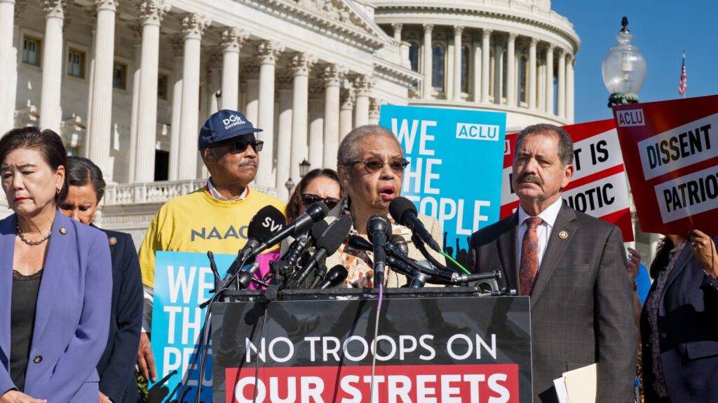 Eleanor Holmes Norton faces calls to leave the House over Trump’s DC moves