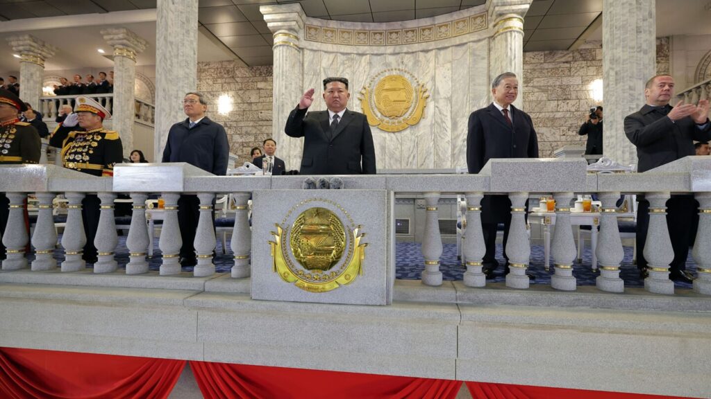 North Korea displays new missile at parade celebrating Kim Jong Un’s leadership