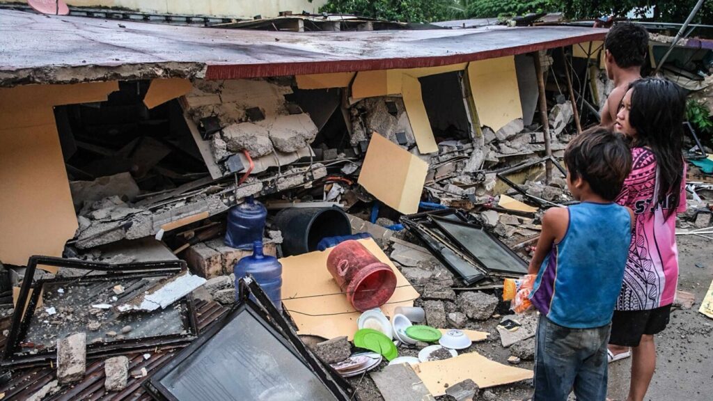 At least 69 people killed in a powerful earthquake that hit the Philippines