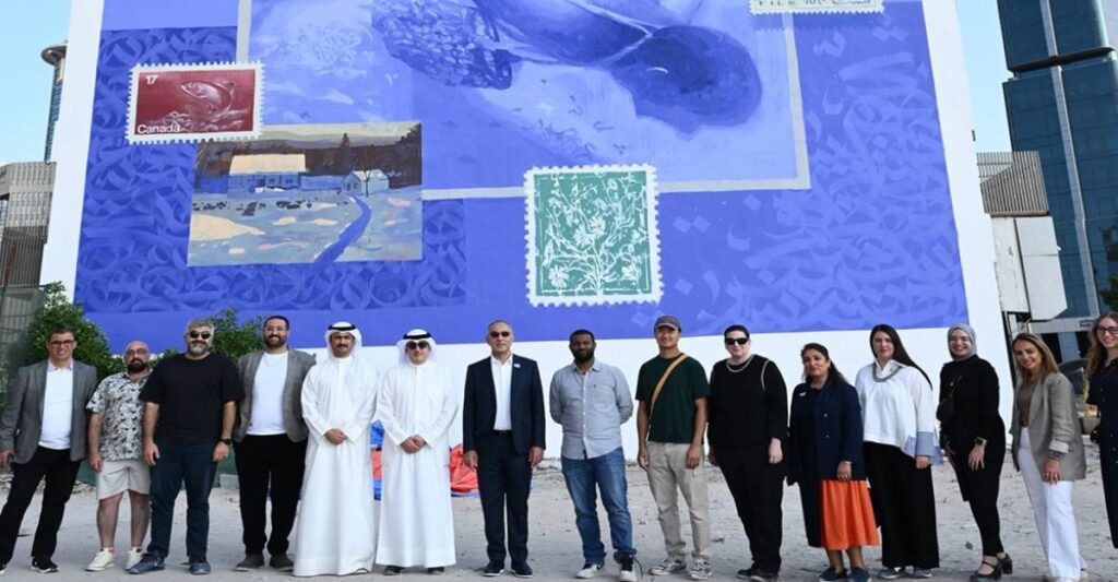 Mural celebrating Kuwaiti-Canadian ties unveiled in Sharq