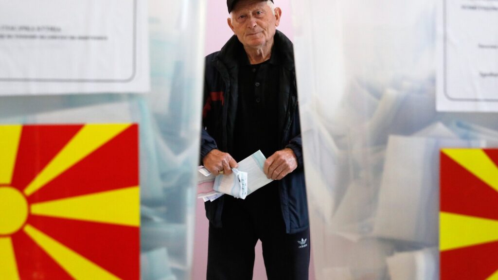 Voters in North Macedonia cat ballots in crucial local election runoffs