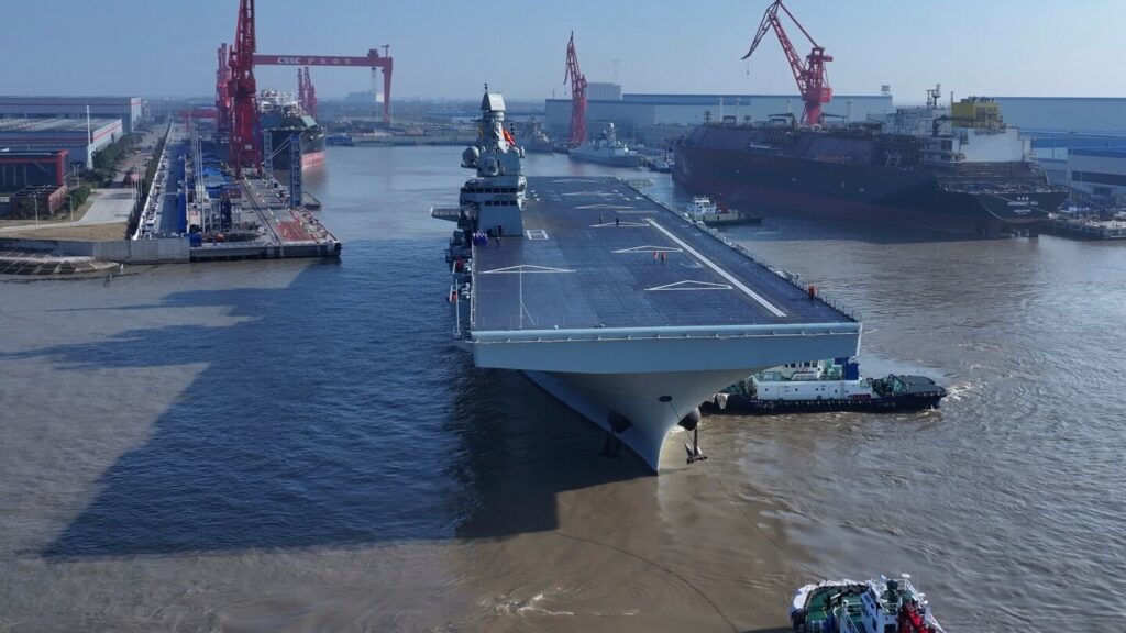 Fresh off commissioning new aircraft carrier, China starts sea trials of amphibious assault ship