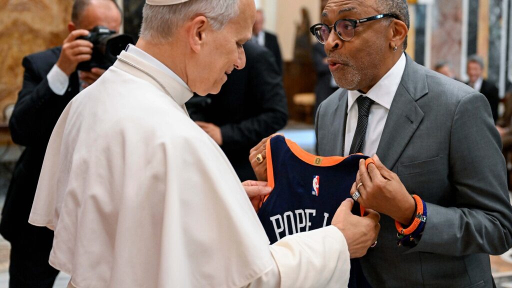 Pope Leo XIV hosts Cate Blanchett and Spike Lee at Vatican cinema event