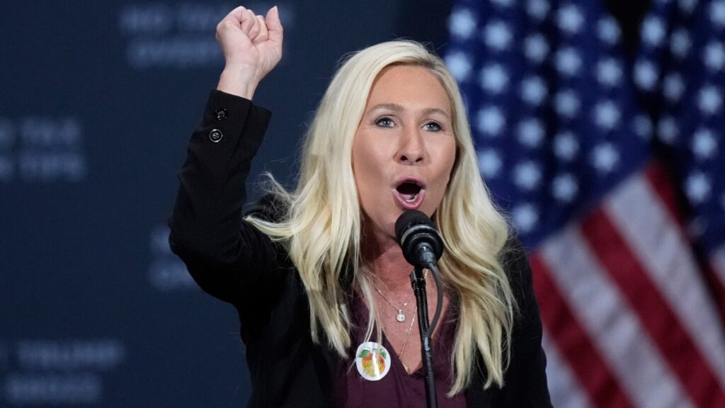 Why is Marjorie Taylor Greene resigning? It’s messy with Trump but may not be over