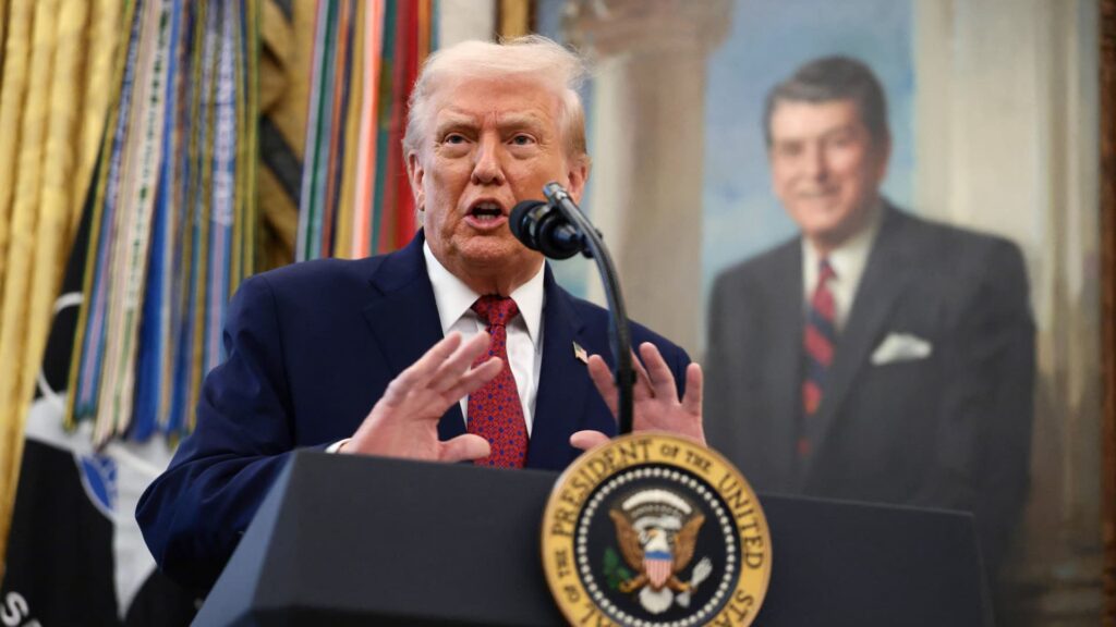 Trump orders blockade of sanctioned oil tankers entering, leaving Venezuela