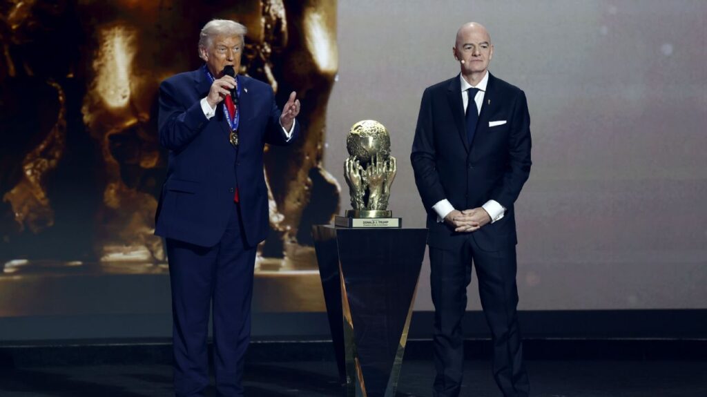 New FIFA peace prize awarded to U.S. President Donald Trump
