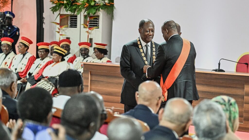 Ivory Coast’s incumbent leader Ouattara is sworn in for a fourth term