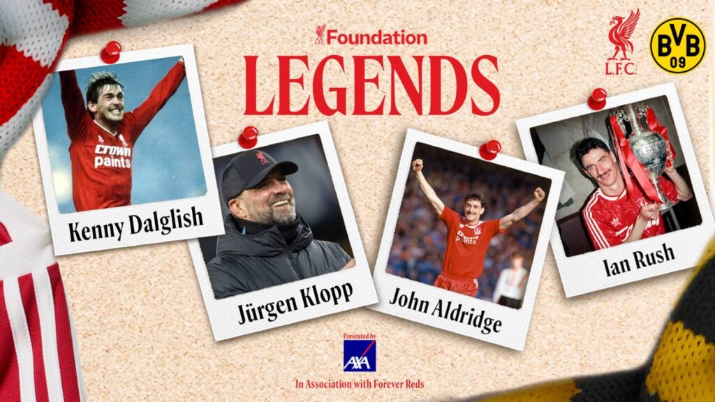 Jürgen Klopp joins LFC Legends management team for Borussia Dortmund match