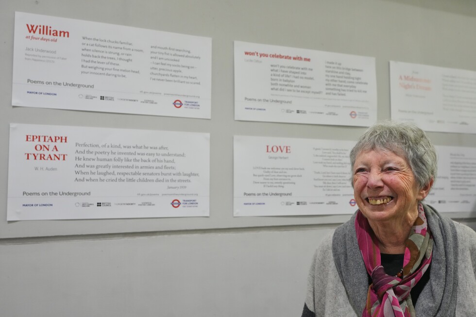 London’s Poems on the Underground celebrates 40 years