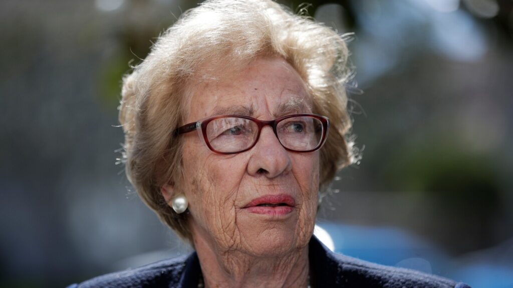 Holocaust survivor Eva Schloss, Anne Frank’s stepsister, dies at 96