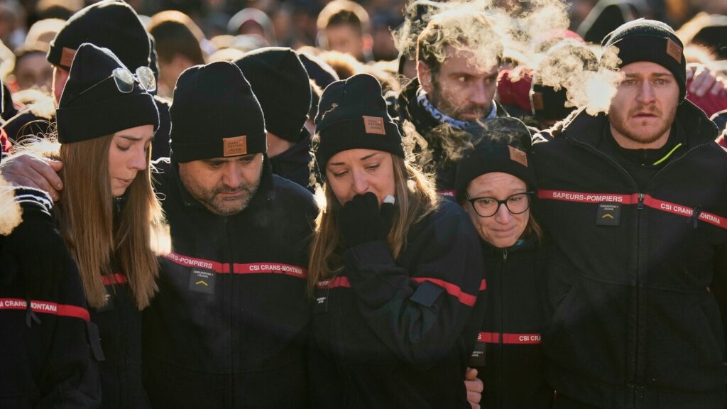 Mass held for victims of New Year’s Eve fire in Crans-Montana