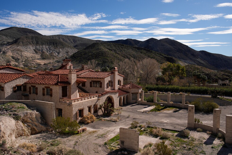 Scotty’s Castle in Death Valley offers limited tours